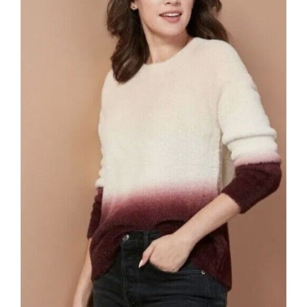Fate Women's Suri Ombre Pullover Sweater SZ Small
